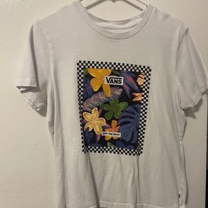 White Vans graphic T-shirt